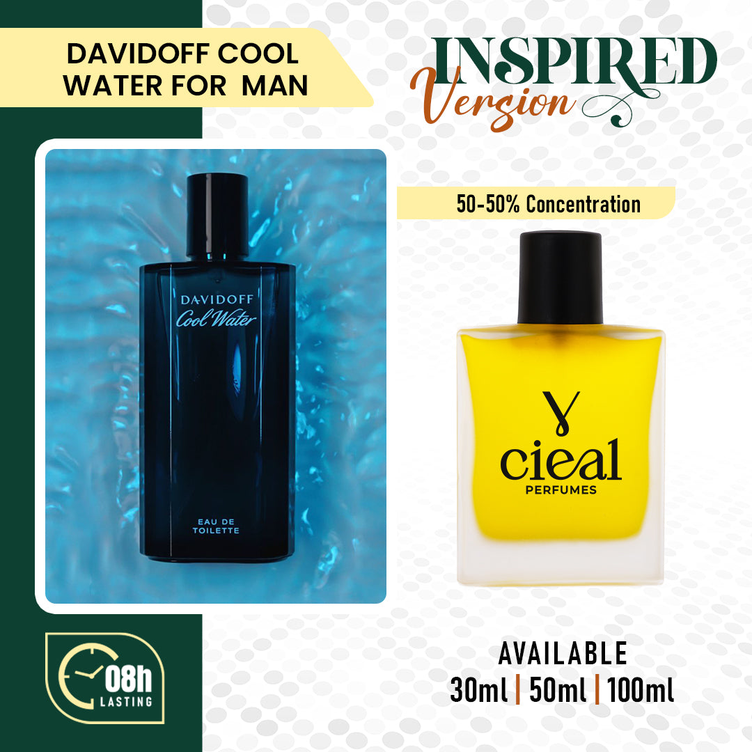 INSPIRED VERSION OF DAVIDOFF – COOL WATER (FOR MEN)